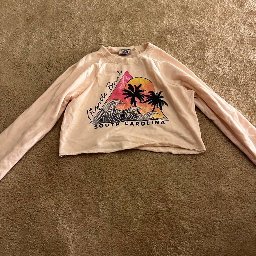 Myrtle Beach cropped graphic tee